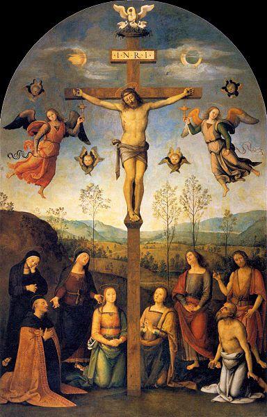 Pietro Perugino Crucifixion oil painting image